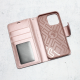 Maska za iPhone 13 Pro na preklop Hanman Mill roze - 059721