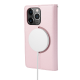 Maska za iPhone 14 Pro Max na preklop Hanman Miny Mag Case roze - 603568