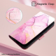 Maska za Samsung A15 4G/ A155F/ A15 5G/ A156B na preklop Marble pink - 613845