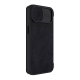 Maska za iPhone 14 na preklop Nillkin Qin Pro crna - 057426