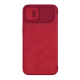 Maska za iPhone 14 na preklop Nillkin Qin Pro crvena - 057427