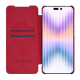 Maska za iPhone 14 Pro na preklop Nillkin Qin Pro crvena - 057429