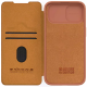 Maska za iPhone 15 Plus braon na preklop Nillkin Qin Pro - 605039