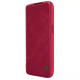 Maska za iPhone 15 Plus na preklop Nillkin Qin Pro crvena - 605038