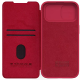 Maska za iPhone 15 Plus na preklop Nillkin Qin Pro crvena - 605038