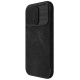 Maska za iPhone 15 Pro Max na preklop Nillkin Qin Pro crna - 605047