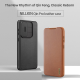 Maska za Samsung S25 Edge na preklop Nillkin Qin Pro crna - 617727