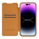 Maska za iPhone 16 braon na preklop Nillkin Qin Prop - 513502