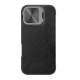 Maska za iPhone 16 na preklop Nillkin Qin Prop crna - 513501