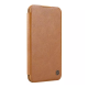 Maska za iPhone 16 Pro braon na preklop Nillkin Qin Prop - 513505