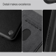 Maska za iPhone 16 Pro braon na preklop Nillkin Qin Prop - 513505