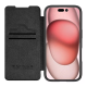 Maska za iPhone 16 Pro Max na preklop Nillkin Qin Prop crna - 513507
