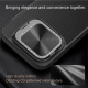 Maska za iPhone 16 Pro Max na preklop Nillkin Qin Prop crna - 513507