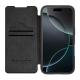 Maska za iPhone 16 Pro (Plain Leather) na preklop Nillkin Qin Prop crna - 513506