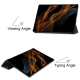 Maska na preklop Tablet Stripes Samsung Tab S9 Ultra/ X910/ S10 Ultra/X920 zelena - 611460