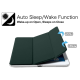 Maska za iPad Pro 105 na preklop Tablet Stripes zelena - 611468