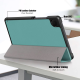 Maska za Samsung Tab A9 Plus/ X210 na preklop Tablet Stripes zelena - 611464