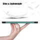 Maska za Samsung Tab A9 Plus/ X210 na preklop Tablet Stripes zelena - 611464
