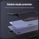 Maska za Samsung Tab S9 Ultra / X910 Nillkin Bumper Leather Pro crna - 607261