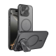 Maska za iPhone 16 Pro Max Nillkin CamShield Prop Magnetic transparent crna - 614696