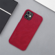 Maska za iPhone 12 mini na preklop Nillkin Qin crvena - 044382