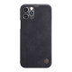 Maska za iPhone 12/ 12 Pro 61 in crna, na preklop Nillkin Qin - 044384