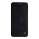 Maska za iPhone 12/ 12 Pro 61 in crna, na preklop Nillkin Qin - 044384