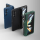 Maska za Samsung Galaxy Z Fold 5 5G/ F946B (sa otvorom za olovku) Nillkin Super Frosted Shield Fold plava - 605069