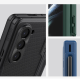 Maska za Samsung Galaxy Z Fold 5 5G/ F946B (sa otvorom za olovku) Nillkin Super Frosted Shield Fold plava - 605069