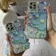 Maska za iPhone 13 Painting Flower zelena - 613522