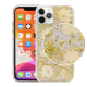 Maska za Samsung S20 Plus/ G985F Platina Flower zlatna - 042480