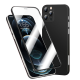 Maska za Iphone 12 Pro Max black Slim 360 full cover - 053638