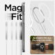 Maska za iPhone 15 Plus Spigen Ultra Hybrid MagFit bela - ACS06660