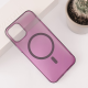 Maska za iPhone 12/ 12 Pro Transparent Mag Case ljubičasta - 607079