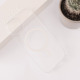 Maska za iPhone 14 Transparent Mag Case bela - 607086
