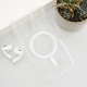 Maska za iPhone 16 Pro Transparent Mag Case bela - 613324
