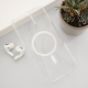 Maska za iPhone 16 Pro Max Transparent Mag Case bela - 613327