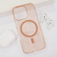 Maska za iPhone 16 Pro Transparent Mag Case zlatna - 615314