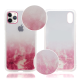 Maska za iPhone 12 mini 54 in Water Spark transparent pink-zelena, - 046103