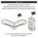 Masturbator TENGA Flip 0 (Zero) Red Warmer Package - 05392100000