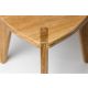 MEDA FURNITURE Hoklica Oku Heimen M – hrast 30 cm - HrastM30rav
