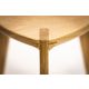 MEDA FURNITURE Hoklica Oku Heimen M – hrast 30 cm - HrastM30rav