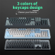 mehanička tastatura ZIFRIEND ZT104 belo plava (sivi switch) - 609949
