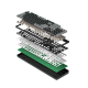 mehanička tastatura ZIFRIEND ZT104 belo plava (sivi switch) - 609949