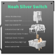 mehanička tastatura ZIFRIEND ZT104 belo plava (sivi switch) - 609949