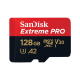 Mem. Kartica SanDisk SDHC 128GB Extreme PRO 4K UHD V30 sa adapterom ZJ CN - 217174