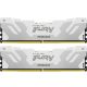 KINGSTON DIMM DDR5 32GB (2x16GB kit) 6400MT/s KF564C32RWK2-32 FURY Renegade White - MEM02414