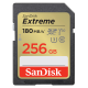 Mem.Kartica SanDisk SDXC 256GB Extreme, 180MB/s UHS-I Class 10 U3 V30 - 208331