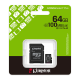 Micro SD kartica Kingston 64GB Canvas Select Plus Class 10 UHS-I U1 V10 A1 Read up to 100MB/s w/SD adapter - SDCS3-64GB