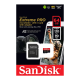 Micro SD SanDisk SDHC Extreme Pro 64GB 4K 170 MB/S Class 10 sa adapterom - 600273